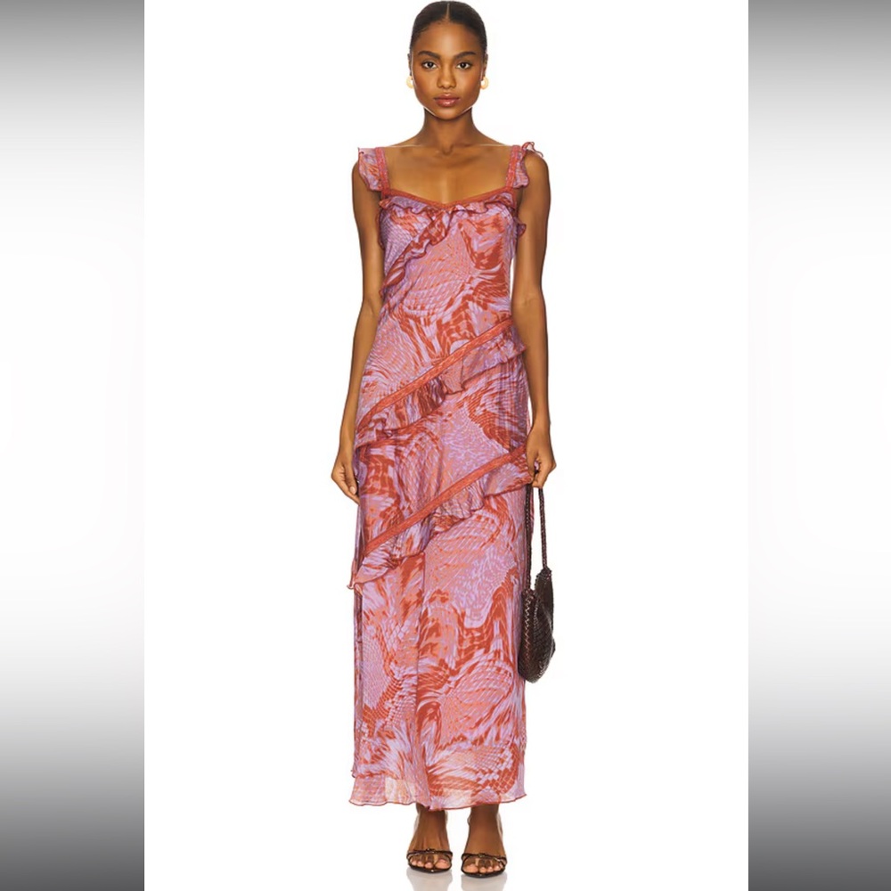 Versailles dress in pink snake Steven madden
